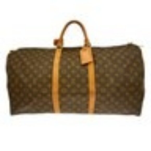 LOUIS VUITTON Monogram Keepall 60 Boston Bag M41422 LV Auth 136946 - Picture 1 of 16